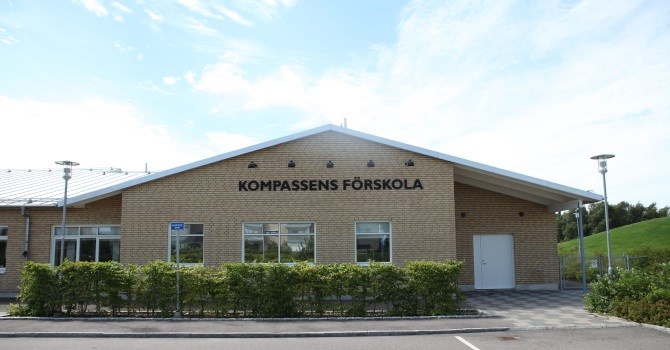Fasad Kompassens Förskola i Löddeköpinge