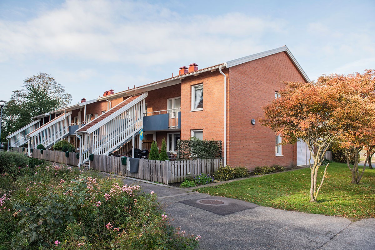 Fasad tvåvåningshus på Parkgatan 31